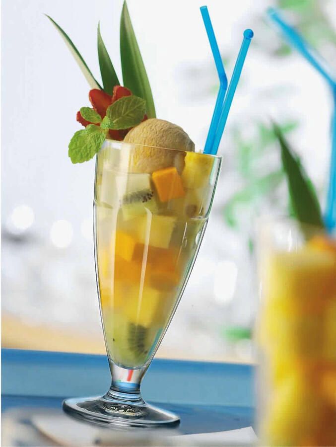 Bormioli Rocco IJscoupe Sorbetglazen Milkshake glas Rock Bar 380 ml 6 stuks - Foto 3