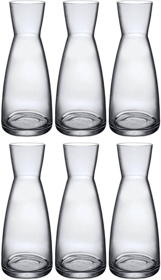 Bormioli Rocco Karaffen Waterkaraffen Ypsilon Transparant 500 ml 6 stuks