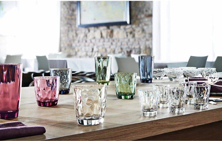 Bormioli Rocco Set van 12x stuks waterglazen longdrinkglazen blauw 470 ml Longdrinkglazen - Foto 2