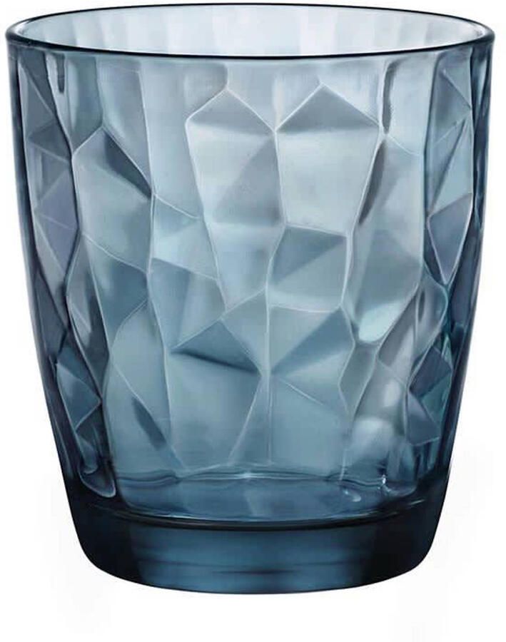 Bormioli Rocco Set van 12x stuks tumbler waterglazen drinkglazen blauw 390 ml Drinkglazen - Foto 6