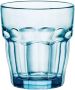 Bormioli Rocco Set van 12x stuks tumbler waterglazen drinkglazen blauw 270 ml Drinkglazen - Thumbnail 3