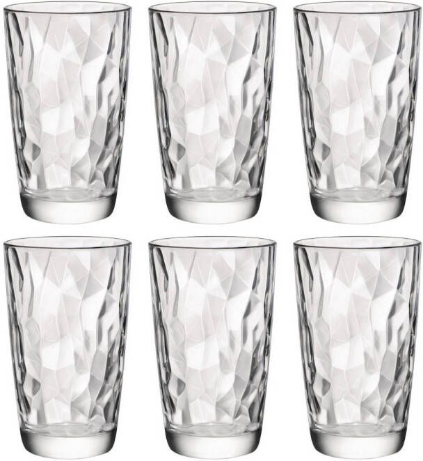 Bormioli Rocco Longdrinkglazen Diamond Transparant 470 ml 6 stuks - Foto 2
