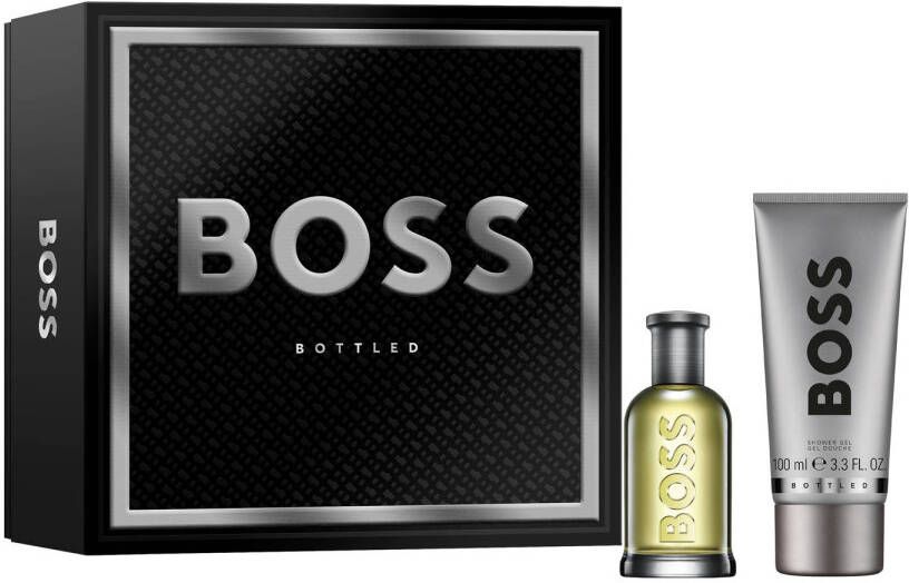 BOSS BOTTLED geschenkset eau de toilette 50 ml + showergel 100 ml