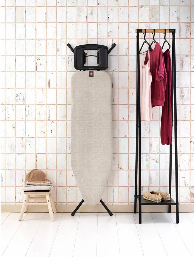 Brabantia " Strijkplank B met Strijkijzerhouder 124 x 38 cm Denim Grey " - Foto 6