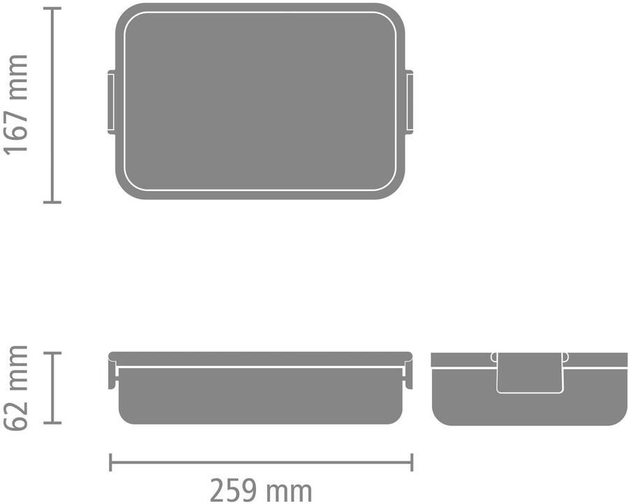 Brabantia Make En Take Bento Lunchbox Large Soft Beige - Foto 3