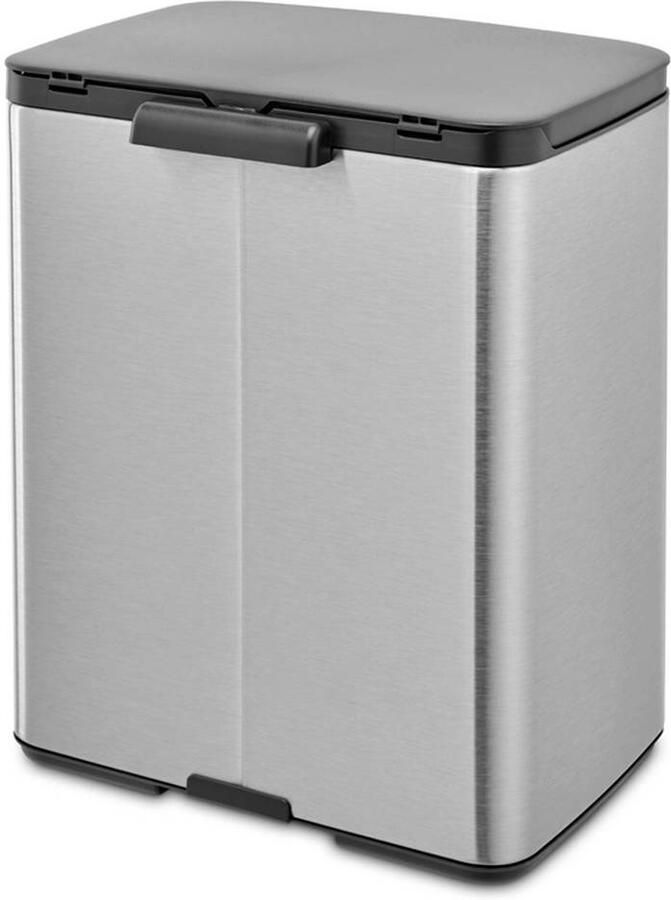 Brabantia Afvalemmer 12l Bo Staal Matt Steel Fingerprint Proof - Foto 3