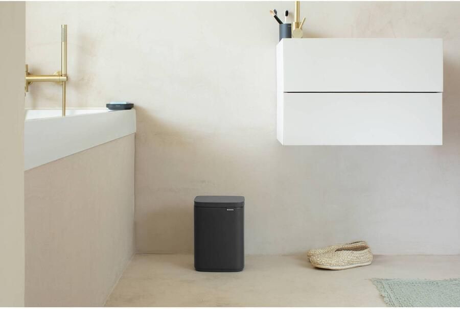 Brabantia Afvalemmer 4l Bo Staal Mineral Infinite Grey - Foto 3