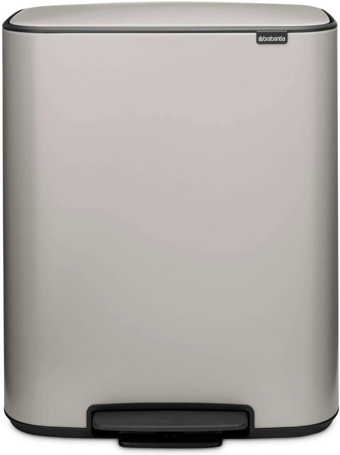 Brabantia Bo pedaalemmer 60 liter met kunststof binnenemmer