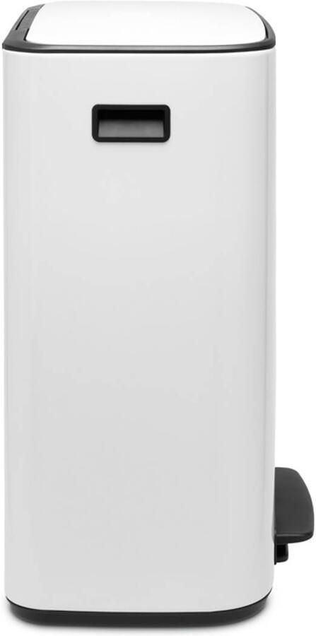 Brabantia Bo pedaalemmer 60 liter met kunststof binnenemmer White - Foto 2