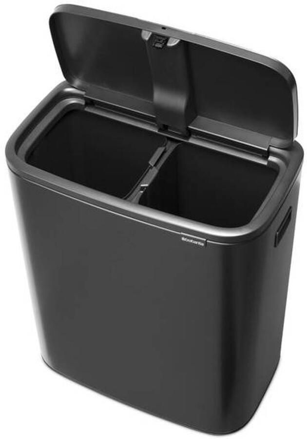 Brabantia Bo Touch Bin Prullenbak 2 x 30 liter Afvalscheiding Confident Grey - Foto 3
