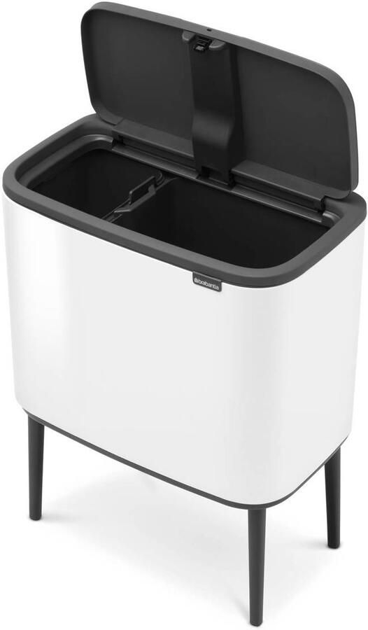 Brabantia Bo Touch Bin afvalemmer 11 + 23 liter met 2 kunststof binnenemmers - Foto 4
