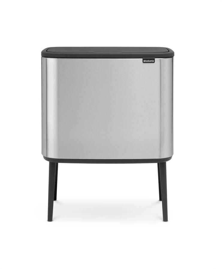 Brabantia Bo Touch Bin Prullenbak 11 + 23 liter Afvalscheiding Matt Steel Fingerprint Proof - Foto 4