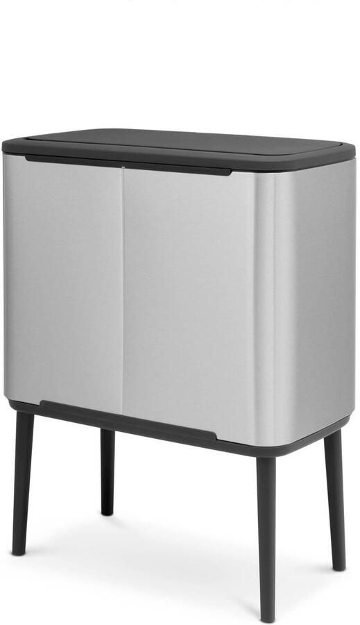 Brabantia Bo Touch Bin Prullenbak 11 + 23 liter Afvalscheiding Matt Steel Fingerprint Proof - Foto 6