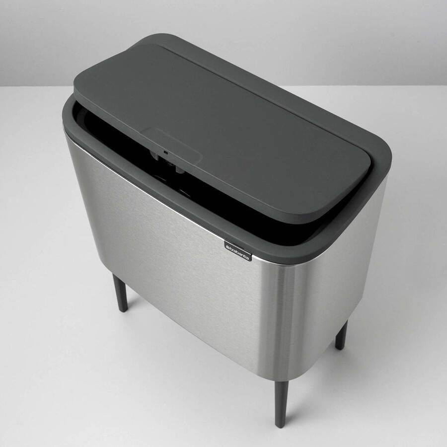 Brabantia Bo Touch Bin Prullenbak 11 + 23 liter Afvalscheiding Matt Steel Fingerprint Proof - Foto 5