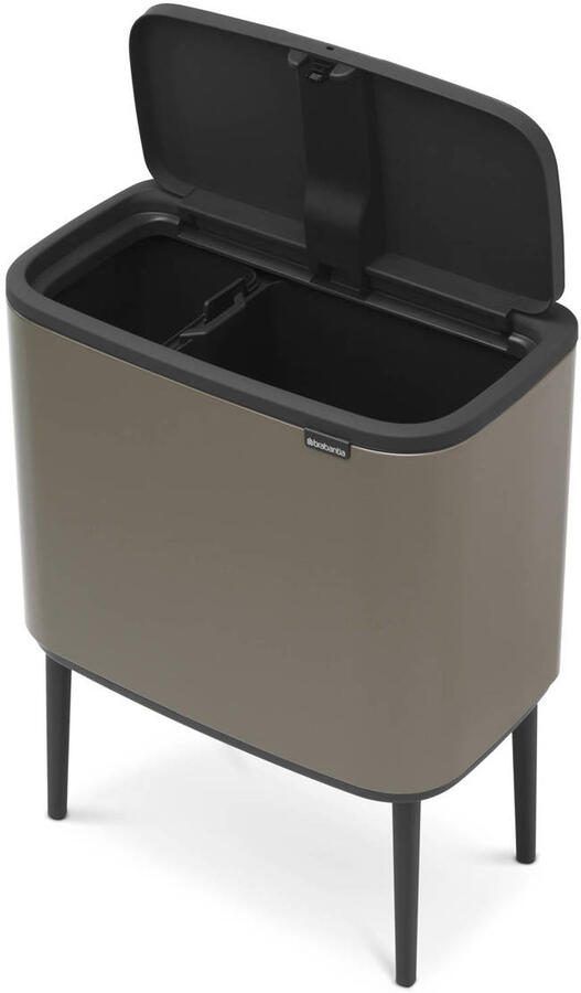 Brabantia Bo Touch Bin afvalemmer 11 + 23 liter met 2 kunststof binnenemmers - Foto 3
