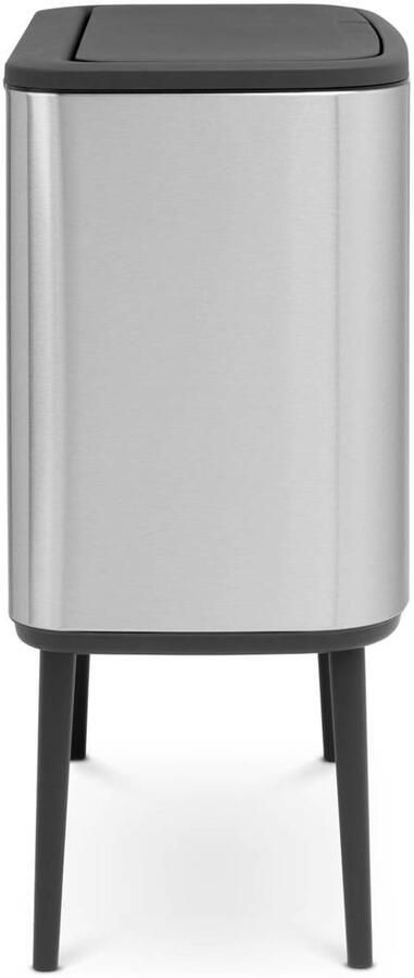 Brabantia Bo Touch Bin Prullenbak 3 x 11 liter Afvalscheiding Matt Steel Fingerprint Proof - Foto 5