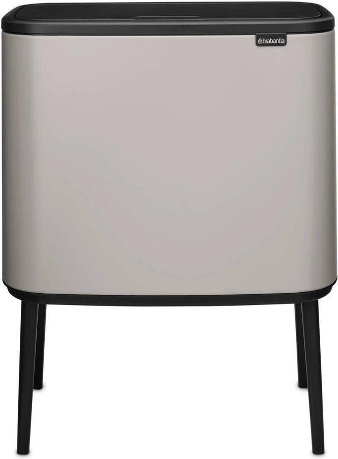 Brabantia Bo Touch Bin afvalemmer 3 x 11 liter met 3 kunststof binnenemmers