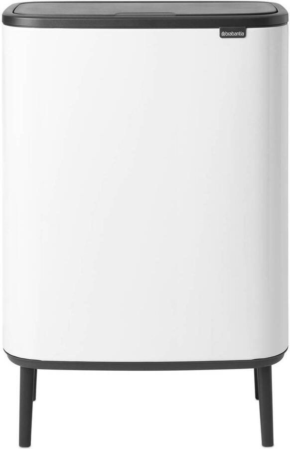 Brabantia Bo Touch Bin Hi afvalemmer 2 x 30 liter met 2 kunststof binnenemmers - Foto 2