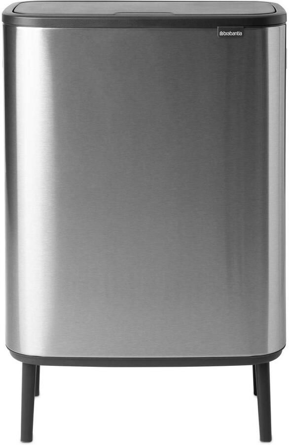 Brabantia Bo Touch Bin Hi Prullenbak 60 liter Matt Steel Fingerprint Proof
