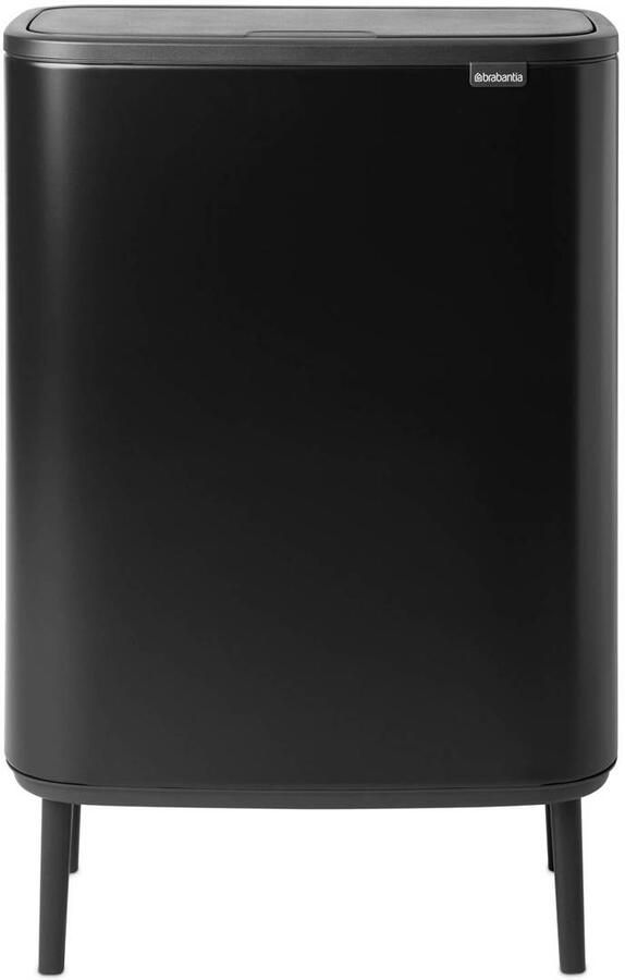 Brabantia Bo Touch Bin Hi afvalemmer 60 liter met kunststof binnenemmer