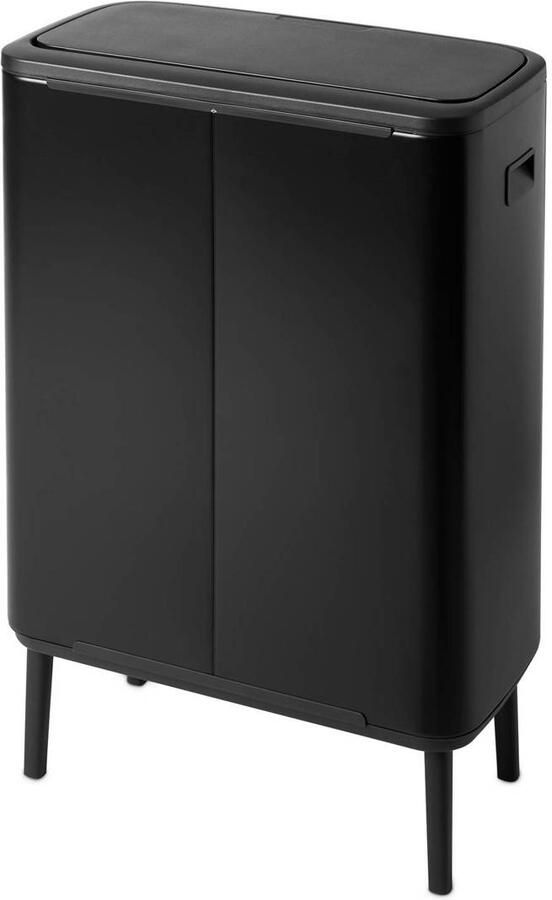 Brabantia Bo Touch Bin Hi afvalemmer 2 x 30 liter met 2 kunststof binnenemmers - Foto 3