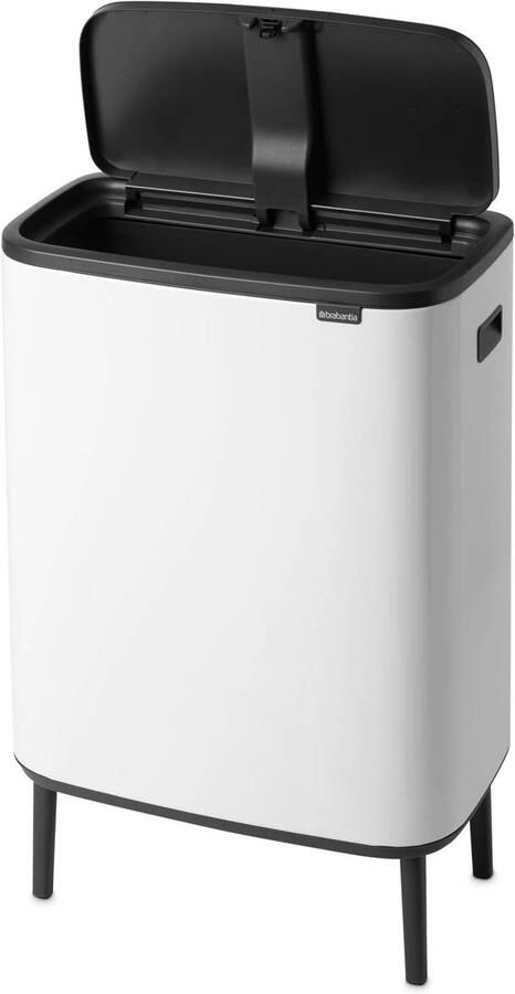 Brabantia Bo Touch Bin Hi afvalemmer 60 liter met kunststof binnenemmer - Foto 4