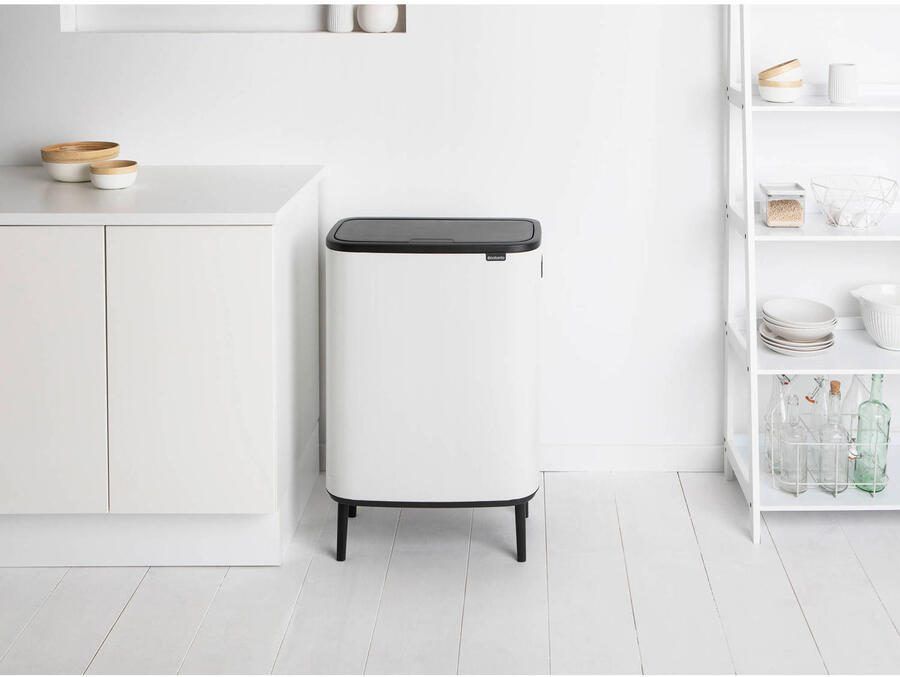 Brabantia Bo Touch Bin Hi afvalemmer 60 liter met kunststof binnenemmer - Foto 3