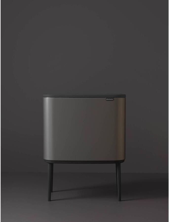 Brabantia Bo Touch Bin met 1 binnenemmer 36 liter Platinum - Foto 2