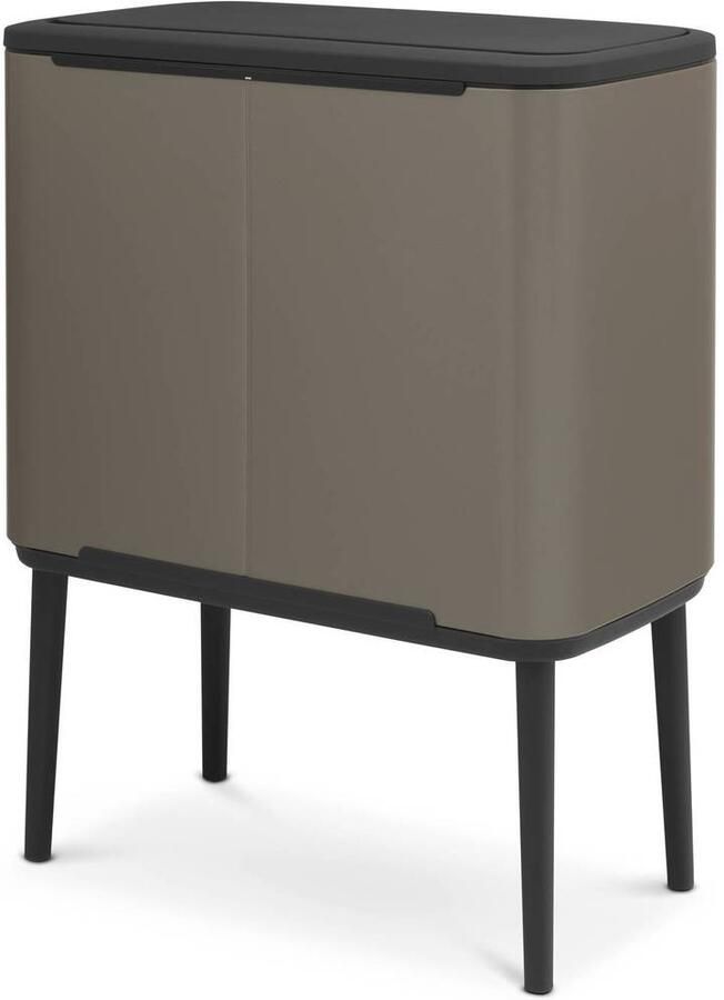 Brabantia Bo Touch Bin Prullenbak 11 + 23 liter Afvalscheiding Platinum - Foto 3