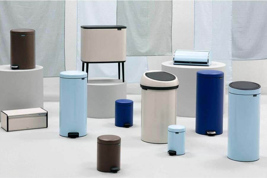 Brabantia Bo Touch Bin Prullenbak 11 + 23 liter Afvalscheiding Soft Beige - Foto 3