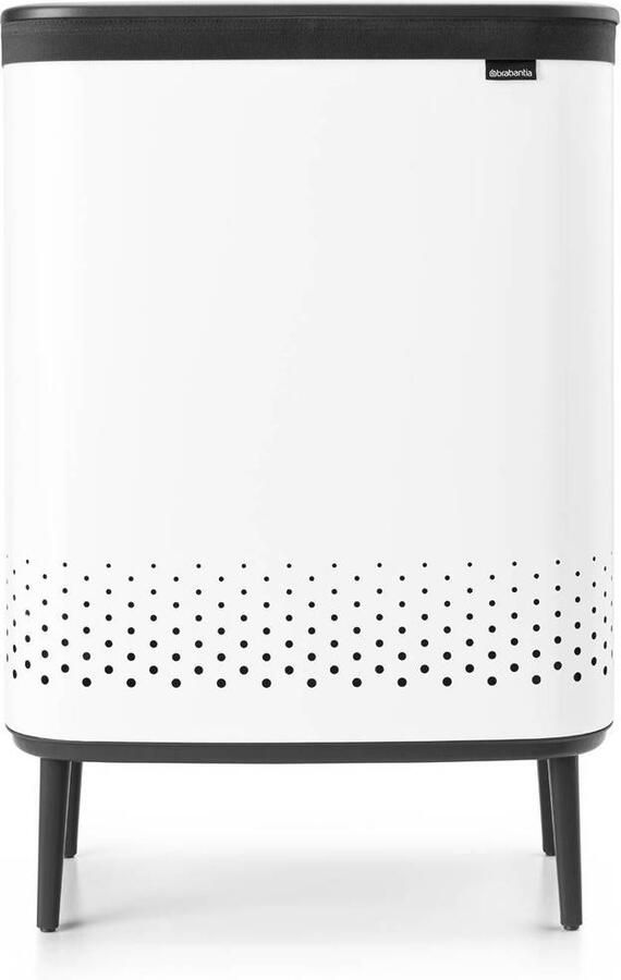 Brabantia Bo Wasbox Hi 2 x 45 liter kunststof deksel White (90 liter) - Foto 2