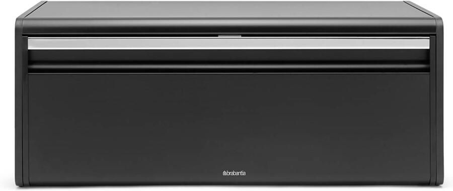 Brabantia broodtrommel met klepdeksel Matt Black