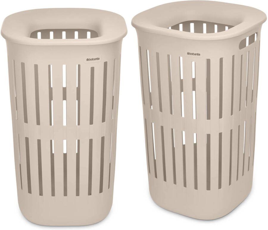 Brabantia Collect-It wasmand 55 liter met kunststof deksel (set van 2) (55 liter)