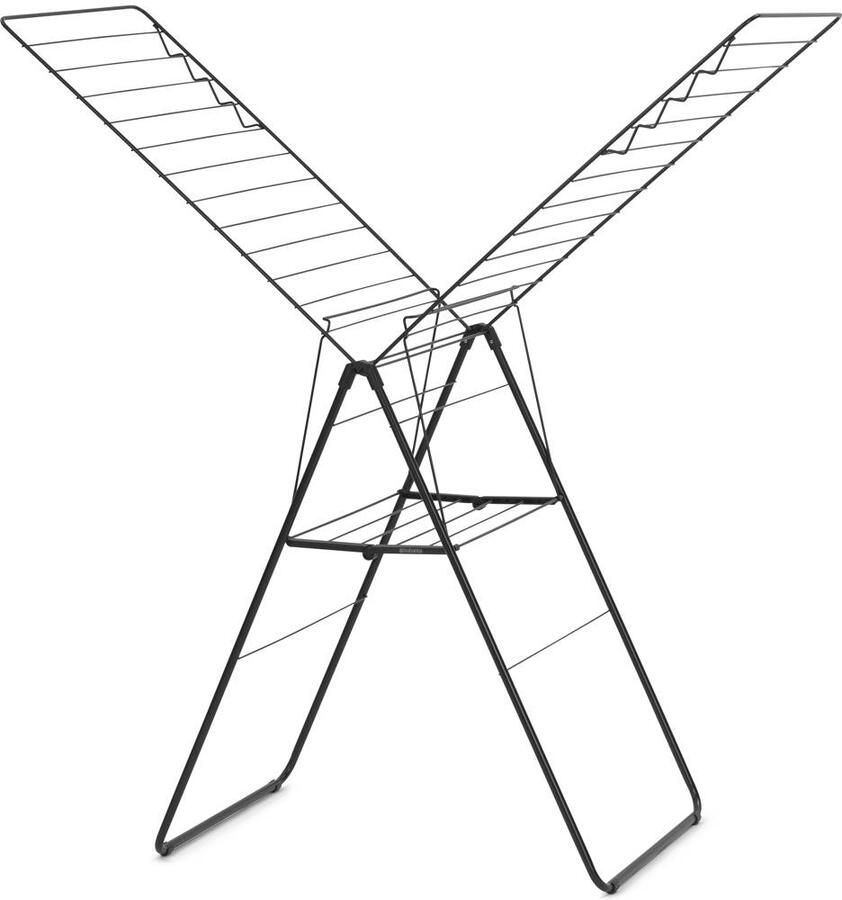 Brabantia Droogrek 25 Meter Hangon Droogrek Staal Matt Black - Foto 4