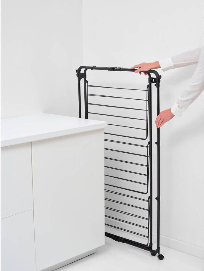 Brabantia Hangon Droogtoren 23 Meter Matt Zwart - Foto 3