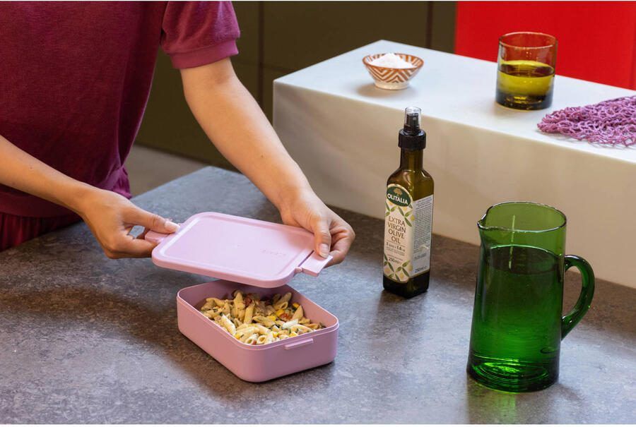 Brabantia Make & Take Lunchbox medium kunststof Lilac Pink - Foto 4