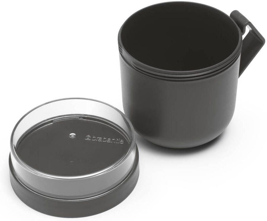 Brabantia Make & Take Soepbeker to Go 0 6 L Magnetron Dark Grey - Foto 3
