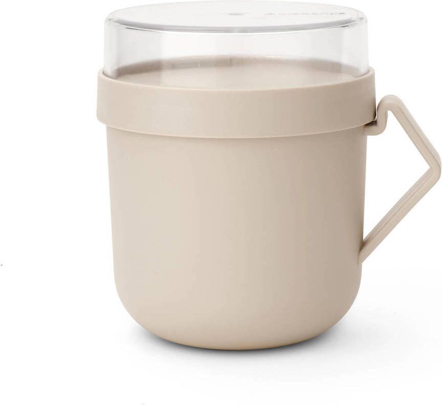 Brabantia Make & Take soepbeker 0 6 l Kunststof Soft Beige - Foto 2