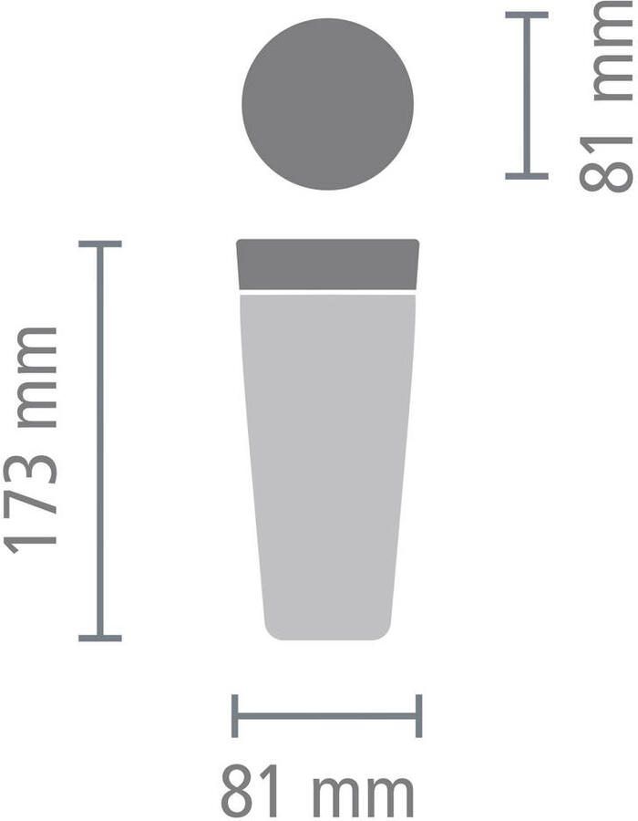 Brabantia Make & Take Thermosbeker 0 36 l Koffiebeker Dark Grey - Foto 3