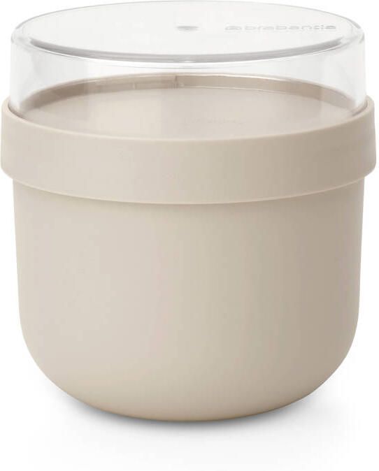 Brabantia Make & Take yoghurtbeker 0 5 l Kunststof Soft Beige