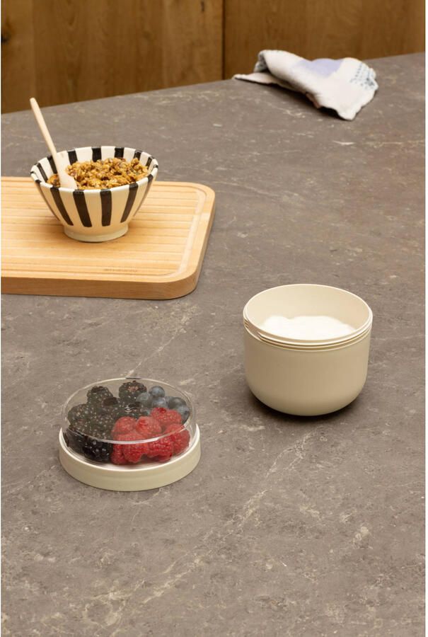 Brabantia Make & Take yoghurtbeker 0 5 l Kunststof Soft Beige - Foto 2