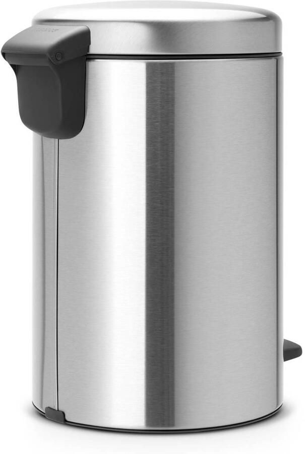 Brabantia newIcon pedaalemmer 12 liter met kunststof binnenemmer Matt Steel - Foto 2