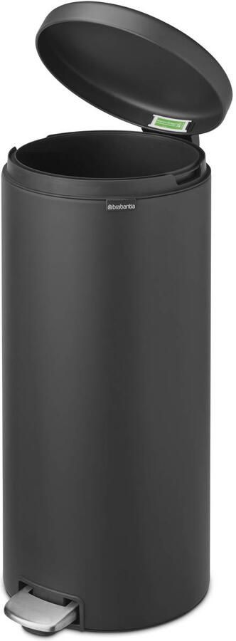 Brabantia newIcon pedaalemmer 30 liter met kunststof binnenemmer Mineral Infinite Grey