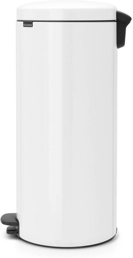 Brabantia Pedaalemmer 30 liter 'newIcon' met kunststof binnenemmer White