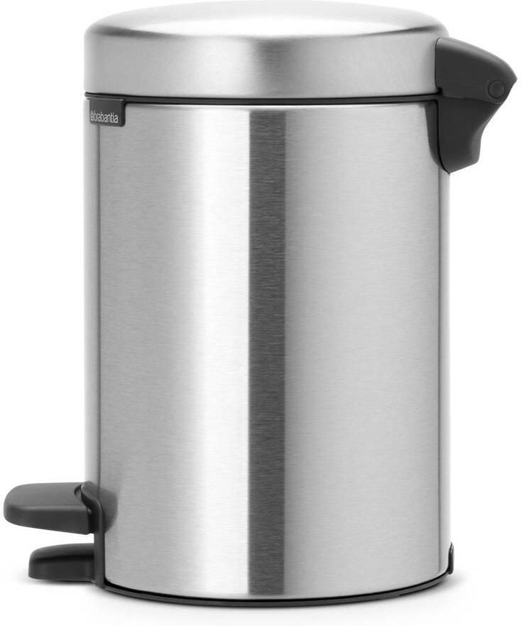 Brabantia newIcon pedaalemmer 3 liter met kunststof binnenemmer Matt Steel - Foto 2