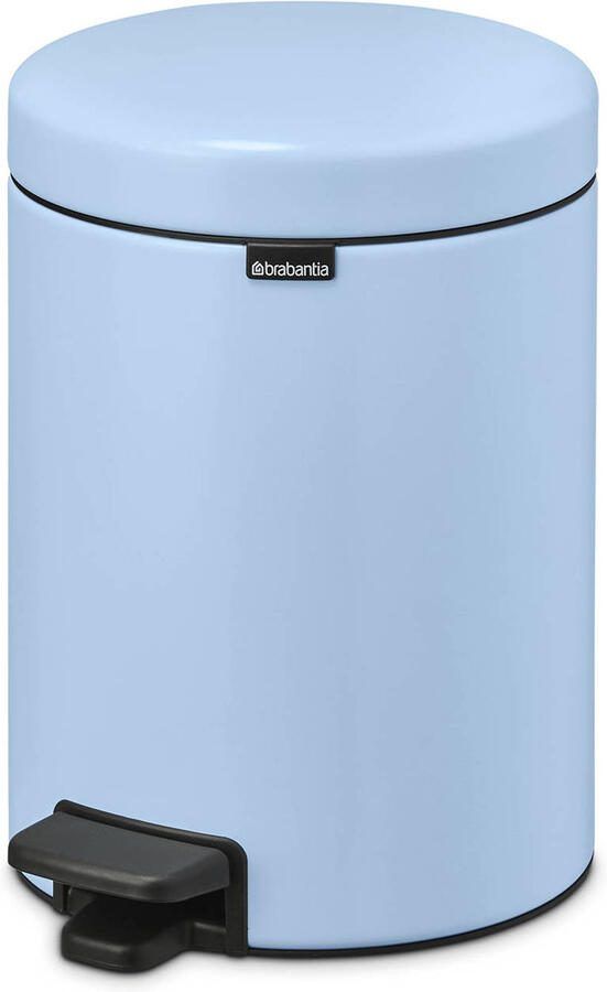 Brabantia NewIcon pedaalemmer 5 liter met kunststof binnenemmer Dreamy Blue - Foto 3