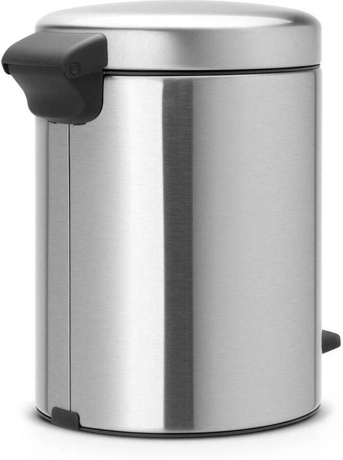Brabantia NewIcon pedaalemmer 5L met kunststof binnenemmer Matt Steel - Foto 3