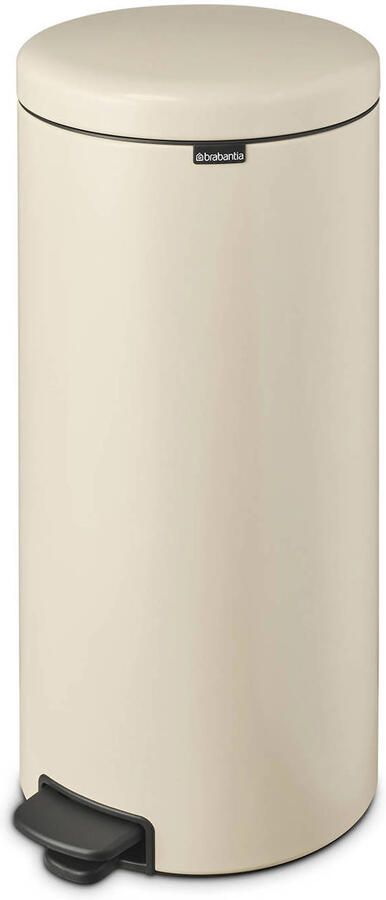 Brabantia NewIcon pedaalemmer 30 liter met kunststof binnenemmer Soft Beige