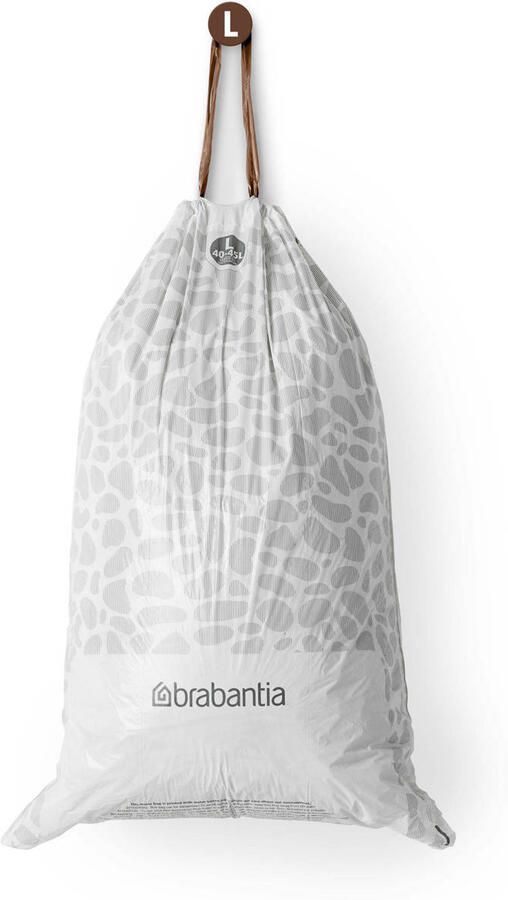Brabantia Type L PerfectFit Jaarverpakking Afvalzak 40-45 Liter 120 Stuks - Foto 1