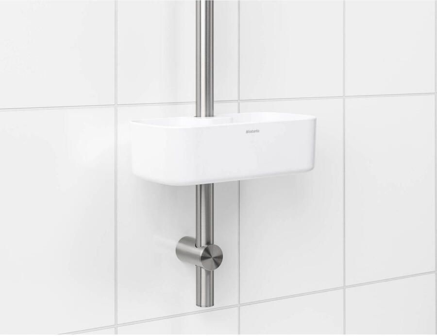 Brabantia ReNew douchemandje (zonder boren) (24 4x13 3x7 5 cm) - Foto 3